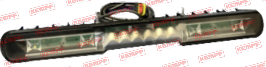 131964 Kempf Kennzeichen/Nebelschlußleuchte LED, L=1300, 3 pol. AMP Su.Seal